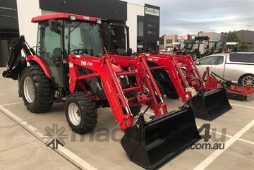 TANNERTRACK - TYM T503 50HP 4WD Cabin Tractor 16/16 inc Loader & 4in1 Bucket