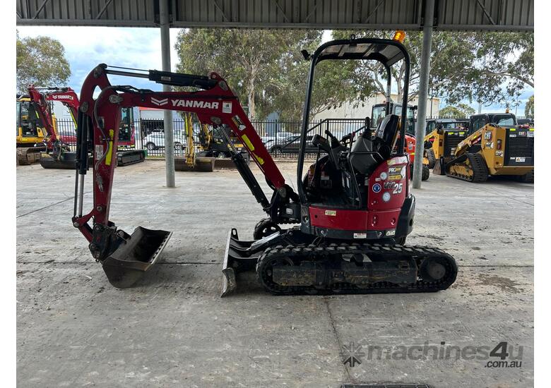 2022 YANMAR VIO25-6A 2.7T EXCAVATOR (M938) WITH FULL CIVIL SPEC AND LOW 1050 HOURS