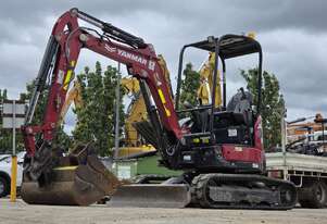 2022 YANMAR VIO25-6A 2.7T EXCAVATOR (M938) WITH FULL CIVIL SPEC AND LOW 950 HOURS