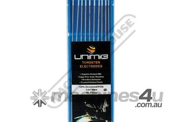 1.6mm Tig Tungsten Electrode - Zirconiated White WZ8 PTR0006-16 Electrode Sold as 10PKT