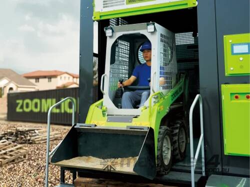 caption ZOOMLION ZS030R – 1.3T Kubota Engine Skid Steer