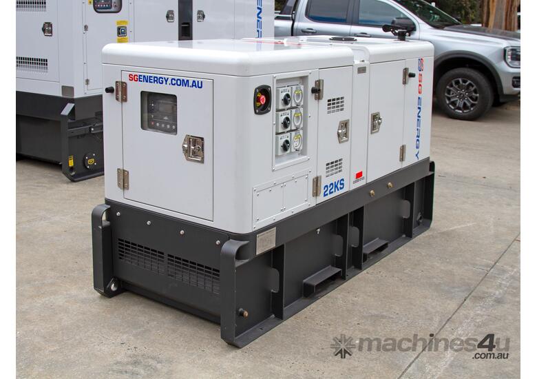caption SG ENERGY – KUBOTA 22 kVA INDUSTRIAL THREE PHASE GENERATOR (SUPERSEDED CLEARANCE)
