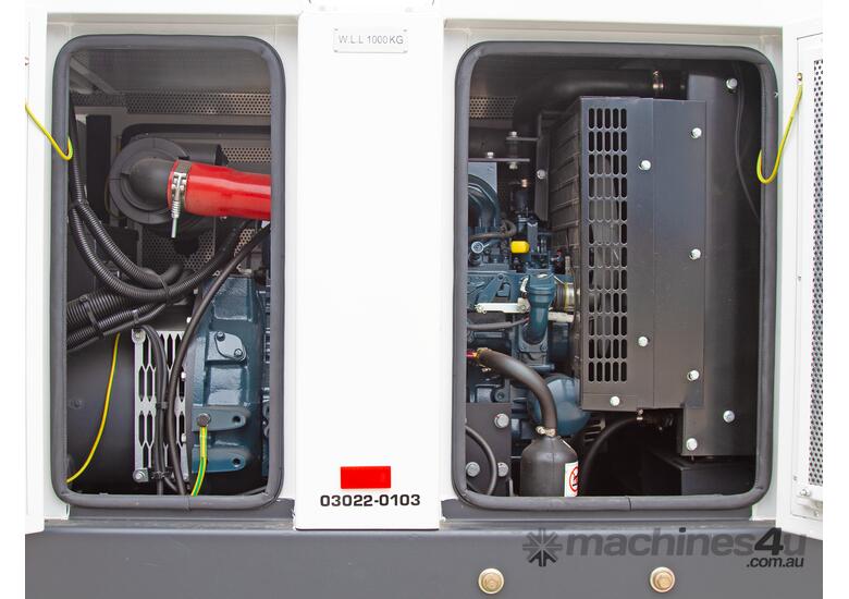 caption SG ENERGY – KUBOTA 22 kVA INDUSTRIAL THREE PHASE GENERATOR (SUPERSEDED CLEARANCE)