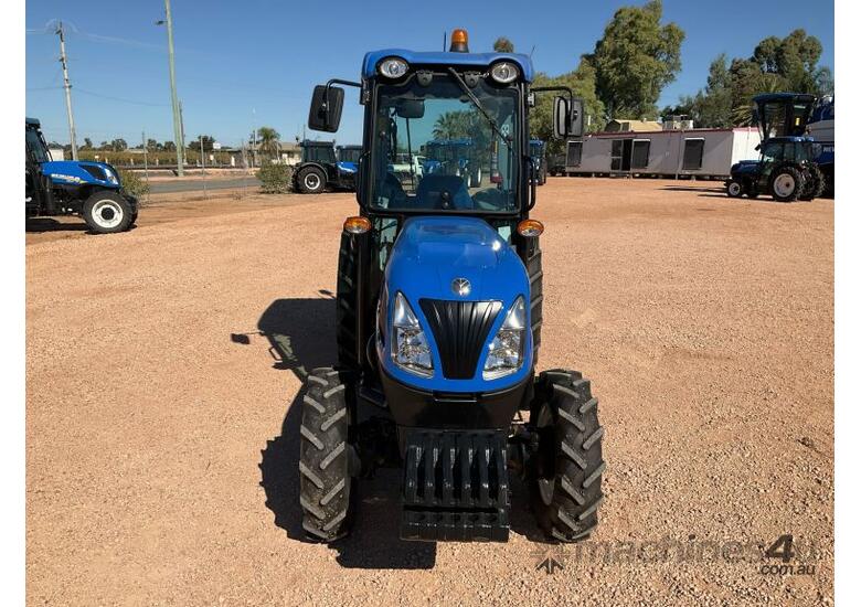 caption 2023 New Holland T4.85v 4WD Tractor