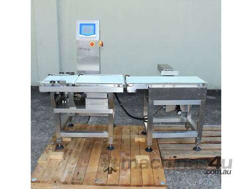 Checkweigher with Air Jet Rejector