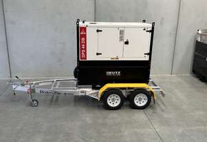 Deutz DPS44DB 40kVA PRIME Diesel Trailer-Mount Generator 600 Litre Tank - Total Wet Weight 1600KG