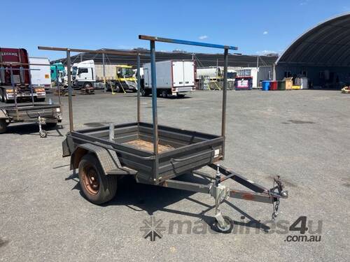 caption 2020 Austrailers Manufacturing 6X4 Single Axle Box Trailer