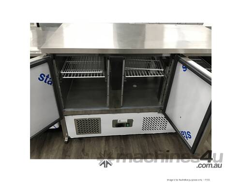 GNS1300B Three Door Compact Workbench Fridge