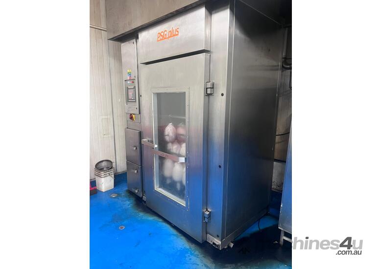 caption Smokehouse PSG plus oven single trolly smoker year 2019 made in Slovakia (no Trolly)