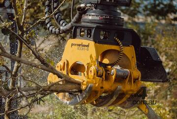 Powerhand eX Series Heavy Duty Forestry Biomass Grapple | 13-25 Tonne | Optimized for Log Handling