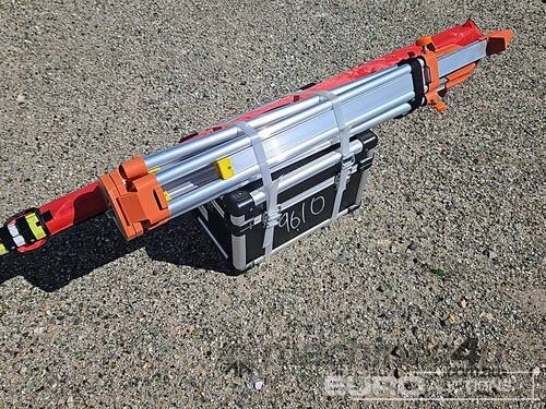 caption Unused SKLP Laser Level, Self-Leveling, Rotary Laser Level With Batteries, Receiver, Tripod, Grade R