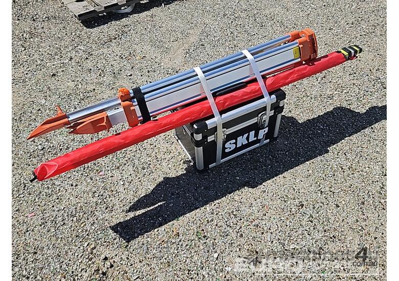 caption Unused SKLP Laser Level, Self-Leveling, Rotary Laser Level With Batteries, Receiver, Tripod, Grade R