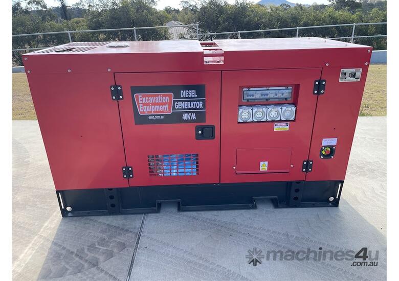 EXEQ 40KVA Silenced Diesel Generator