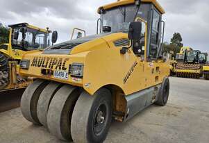 2016 MULTIPAC 524H 24T MULTIWHEEL ROLLER WITH A/C CAB, CIVIL SPEC AND 3723 HOURS