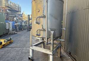 1400L Stainless paddle mixer mixing tank VESSEL 1.5kW stirrer agitator