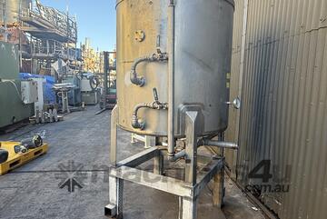 1400L Stainless paddle mixer mixing tank VESSEL 1.5kW stirrer agitator