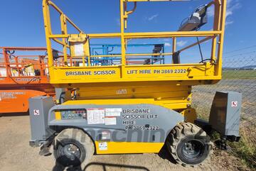 HAULOTTE COMPACT DX12 32ft RTS Rough Terrain Diesel Scissor Lift