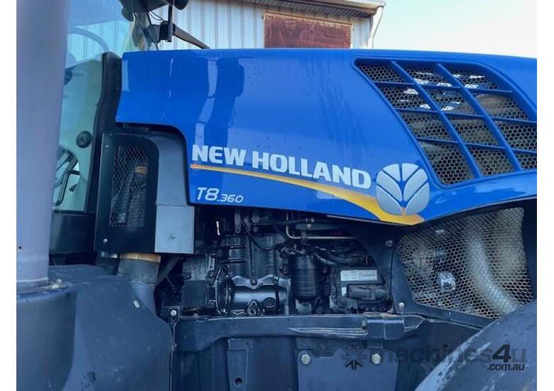 caption NEW HOLLAND T8.360 PLM UC FWA TRACTOR