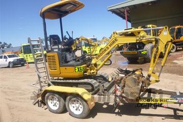 Komatsu PC14R-2H8 Excavator Rubber Tracked - 1.5t fort  