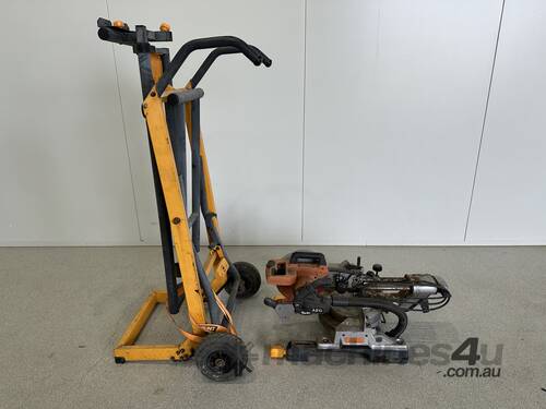 AEG Sliding Saw & Saw Stand