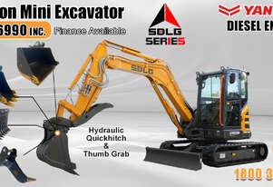 Achilles A60LG Mini Excavator Combo Deal