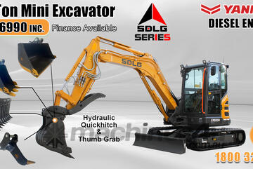 Achilles A60LG Mini Excavator Combo Deal