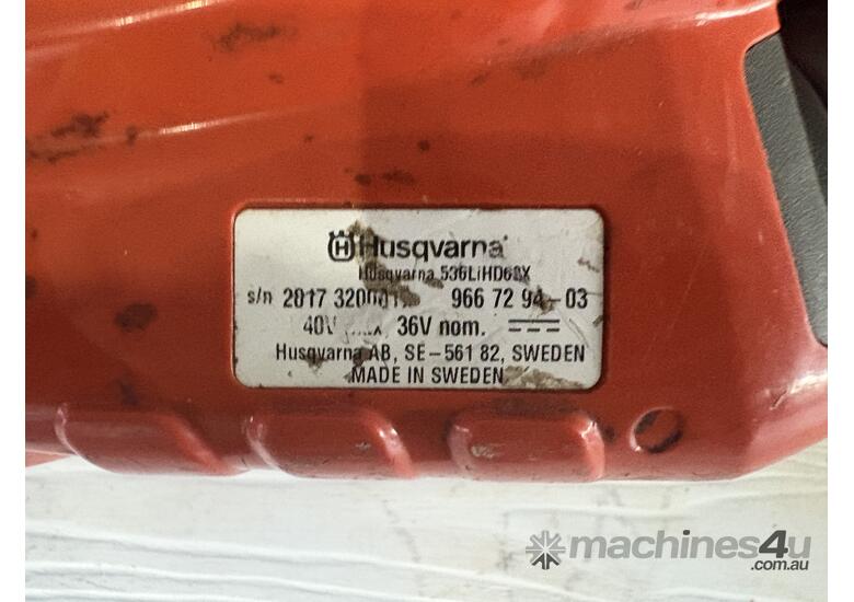 caption Husqvarna Hedge Trimmer