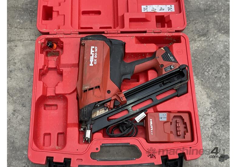 caption Hilti GX 90-WF Cordless Framing Nail Gun