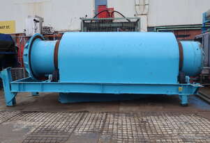 Large Industrial Decantering Trommel Tumbler - 6.2m Long Tunnel