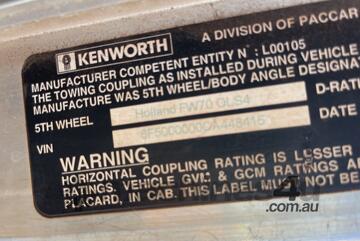 2012 Kenworth K200 Series Prime Mover