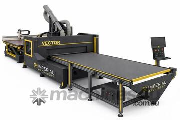 IMPERIAL MACHINERY VECTOR 36X18CNC Heavy Duty Flat Bed Router with Load and Unload Exceptional