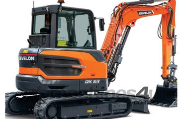 Develon DX63Z Tracked-Excav Excavator