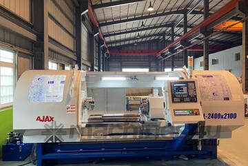 AJAX Flat Bed CNC Lathes opt. Live Tooling & C axis