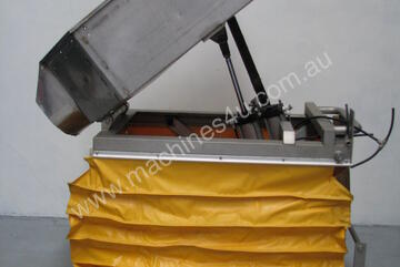 Pneumatic Scissor Lift With Stainless Tipping Bin