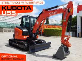 U55 5.5 Ton Excavator 10hrs with Rubber pads #2189 - picture0' - Click to enlarge