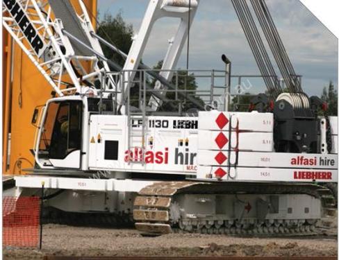 LIEBHERR LR1130 130t PIN JIB CRAWLER CRANE - Hire