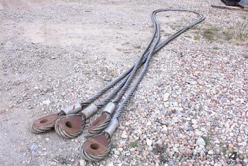   2 inch wire ropes/ tow cables