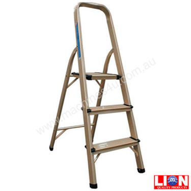 ALLOY 3 STEP LADDER FOLD UP 100KG