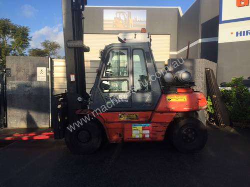 Toyota 6 Tonne Forklift with Air Conditioned Cab