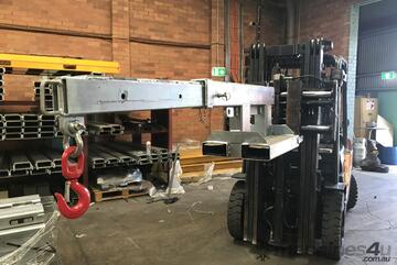 ACTIVE FORKLIFTS - Forklift Jib Zinc Plated Extents to 2 Meter 4750kgs SYD Stock