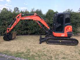SOLD --- 2016 Kubota U55-4 G Tilting Hitch & Angle Blade - picture0' - Click to enlarge