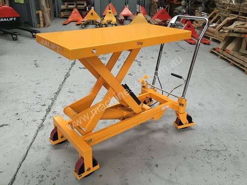 750kg Hydraulic scissor lift table/trolley