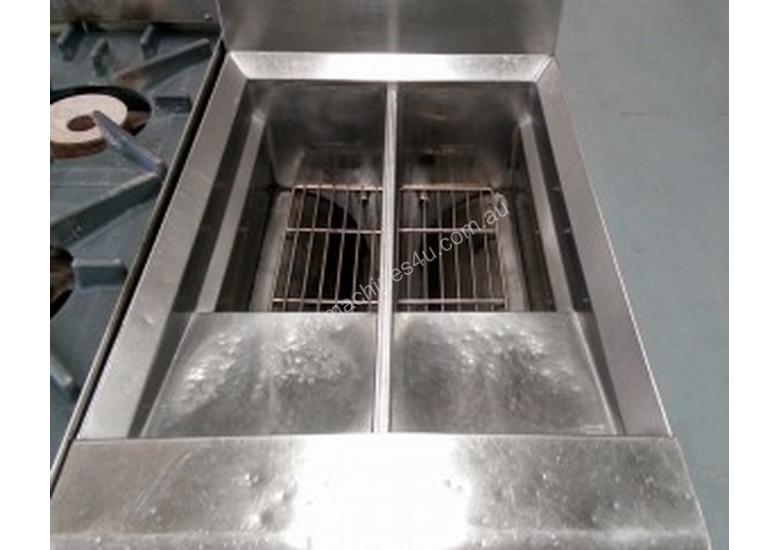 caption WALDORF Gas Double Pan Deep Fryer