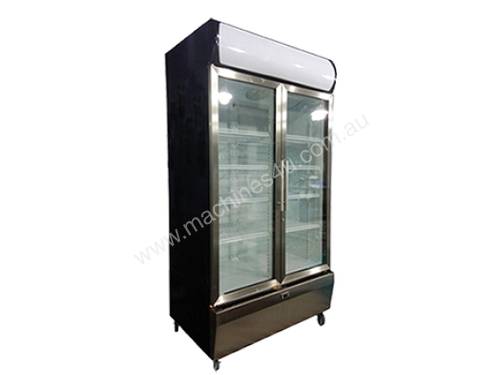 Exquisite SS1000P Upright Glass Chiller - 1000L volume