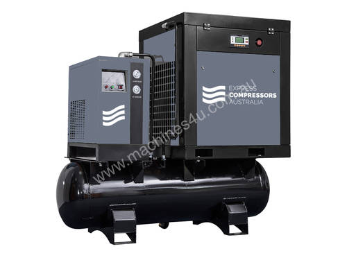 15kW (20HP) EBP-20 Screw Compressor with 500 Litre tank and Dryer 