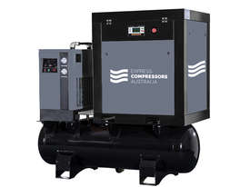 15kW (20HP) EBP-20 Screw Compressor with 500 Litre tank and Dryer  - picture1' - Click to enlarge