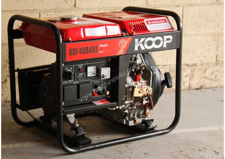 caption 3.3KVA Diesel Generator single phase 240V Electric key start with Remote Control Start