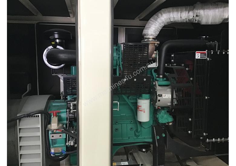 caption 85kW/106KVA 3 Phase WeatherProof Diesel Generator. Cummins Engine.