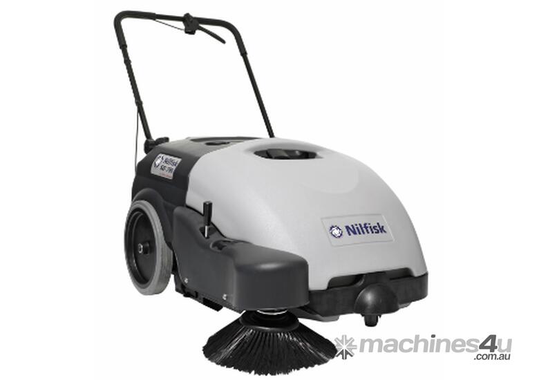 Click to view full size photos Nilfisk Walk Behind Sweeper SW750