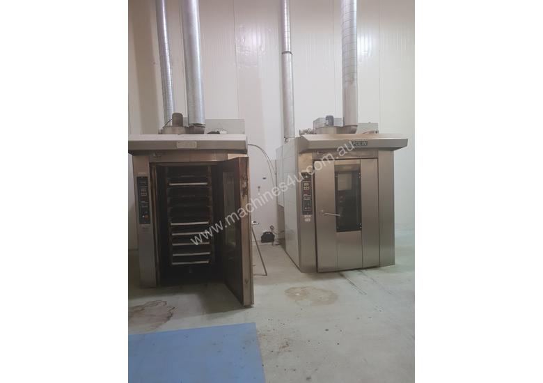 caption Rotary stone oven